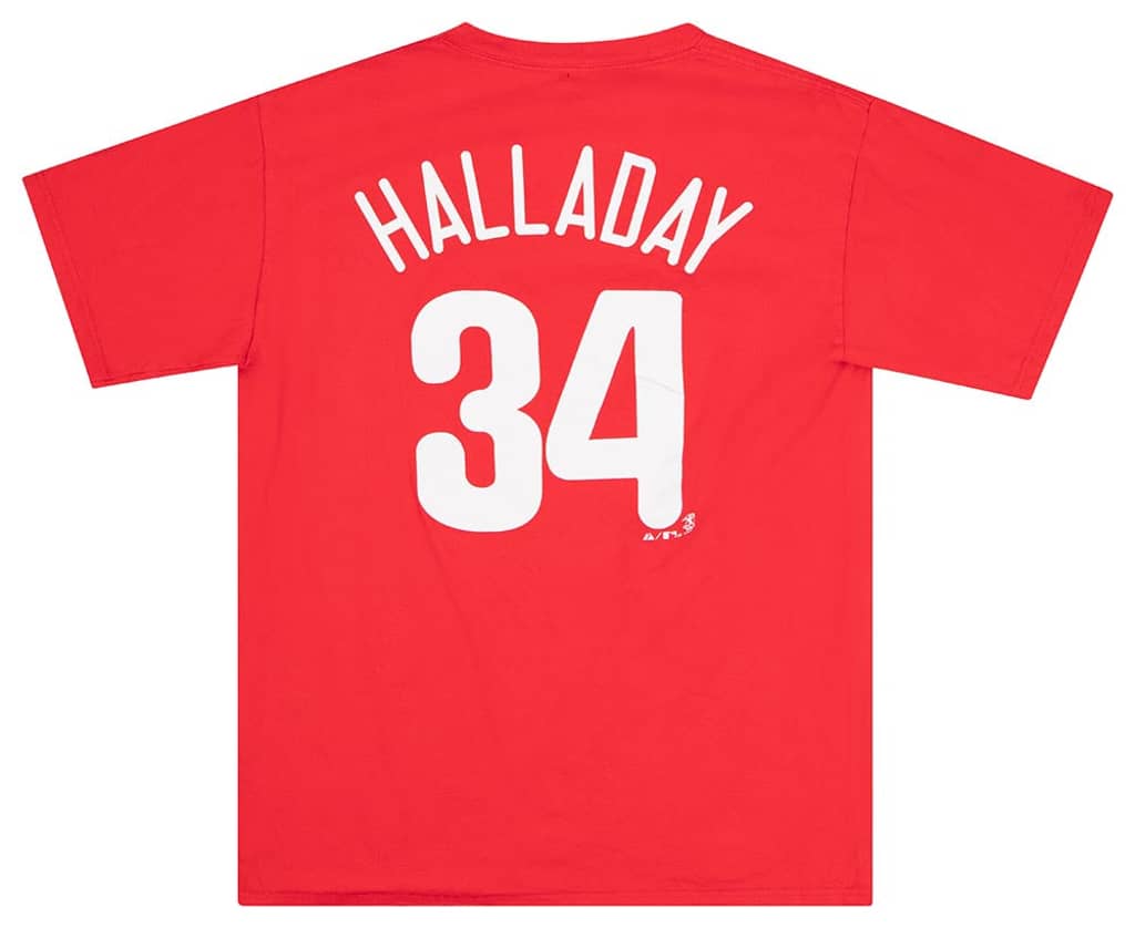 2010-13 Philadelphia Philles Halladay #34 Majestic Tee M