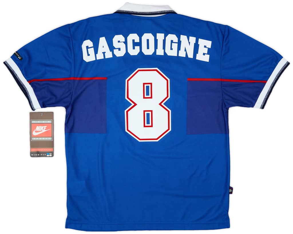 1997-99 Rangers Home Shirt Gascoigne #8 (M)