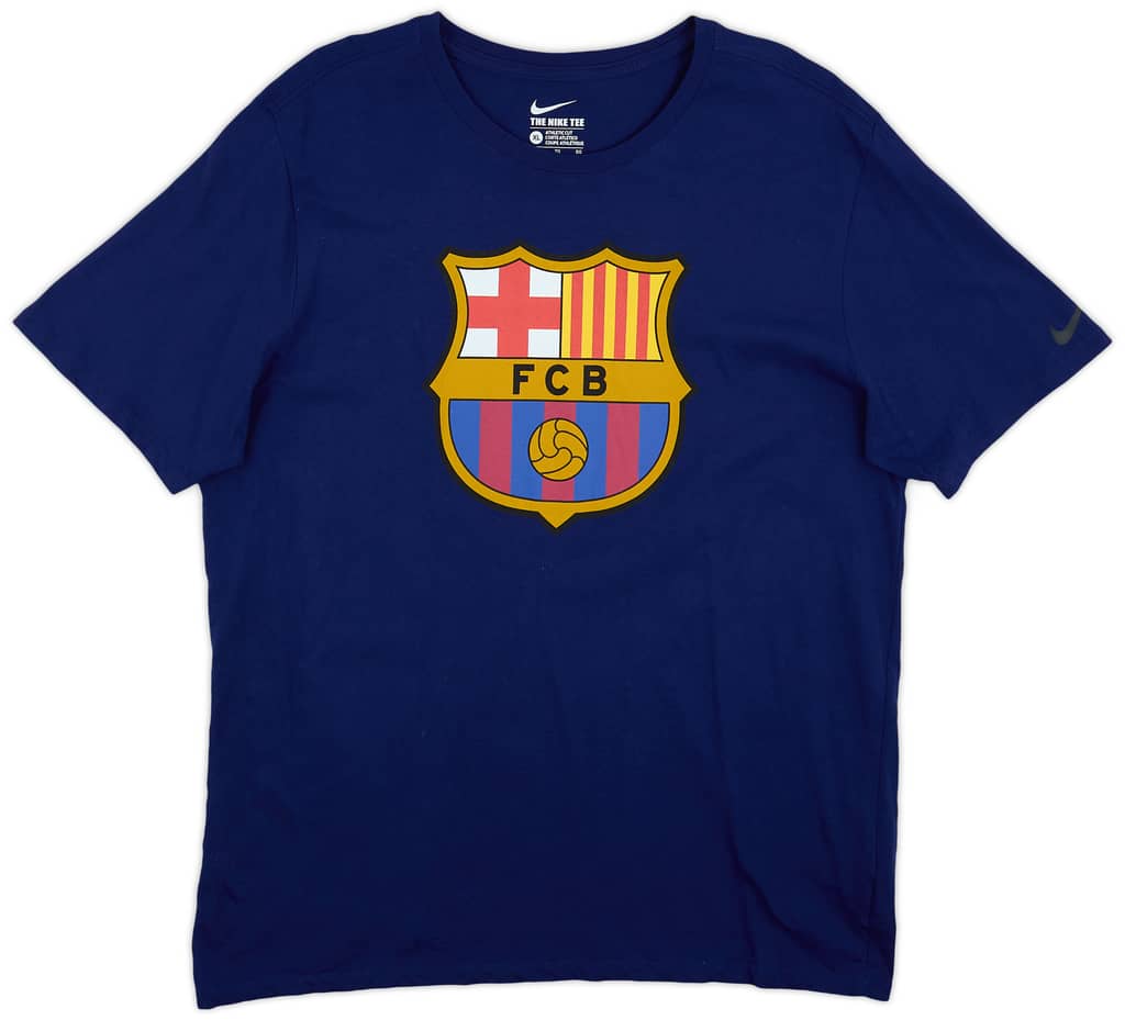 2015-16 Barcelona Nike Cotton Tee - 9/10 - (XL)