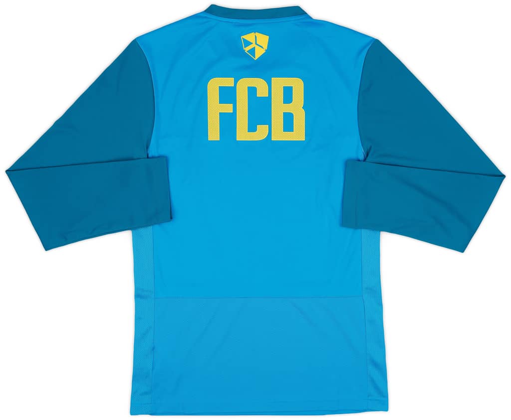 2011-12 Barcelona Nike Training L/S Shirt - 8/10 - (S)
