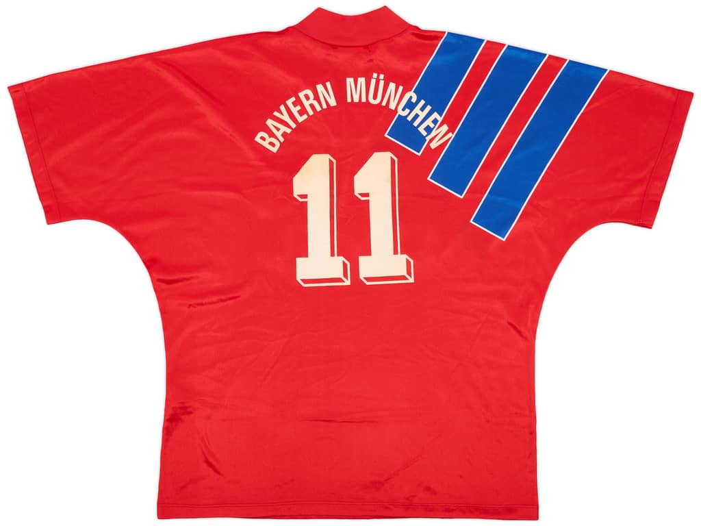 1991-93 Bayern Munich Home Shirt #11 - 6/10 - (L)