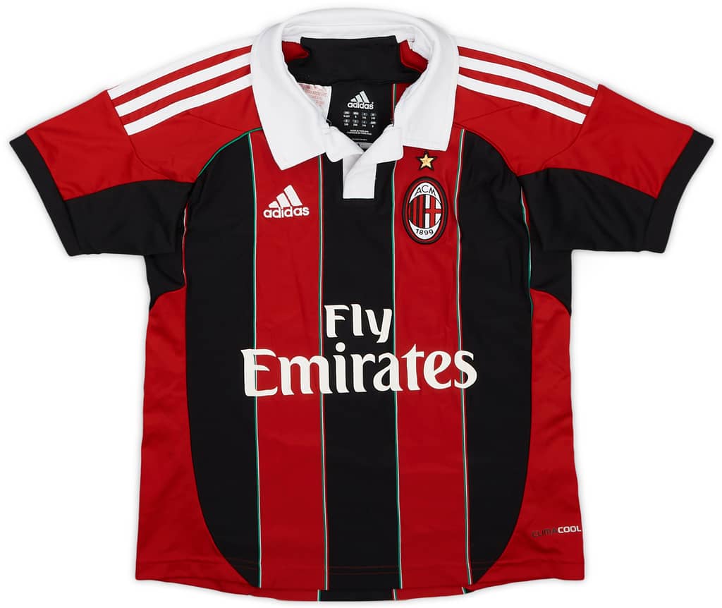 2012-13 AC Milan Home Shirt - 8/10 - (S.Boys)