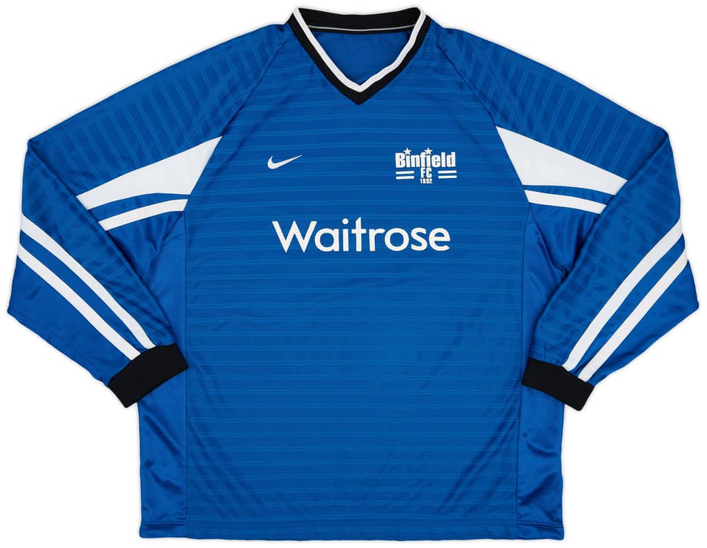 2001-02 Binfield Away L/S Shirt #14 - 8/10 - (XXL)