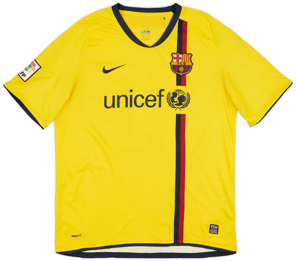 2008-10 Barcelona Away Shirt Messi #10 - 7/10 - (L)