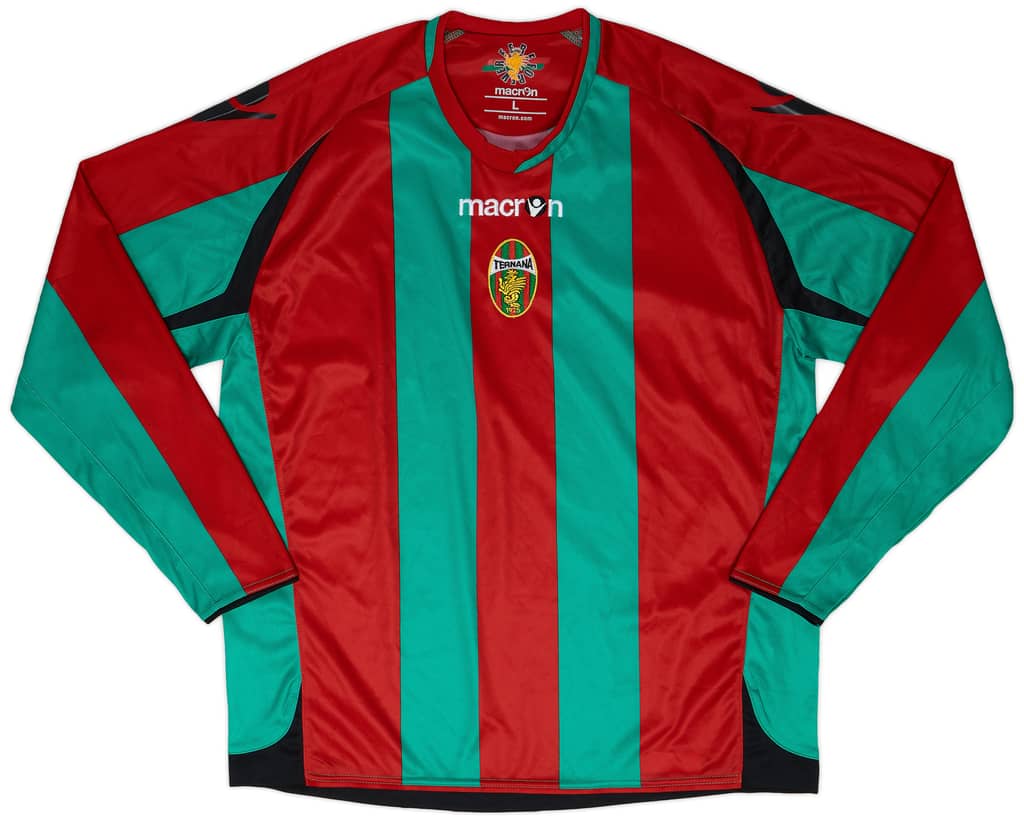 2010-11 Ternana Home L/S Shirt - 9/10 - (L)