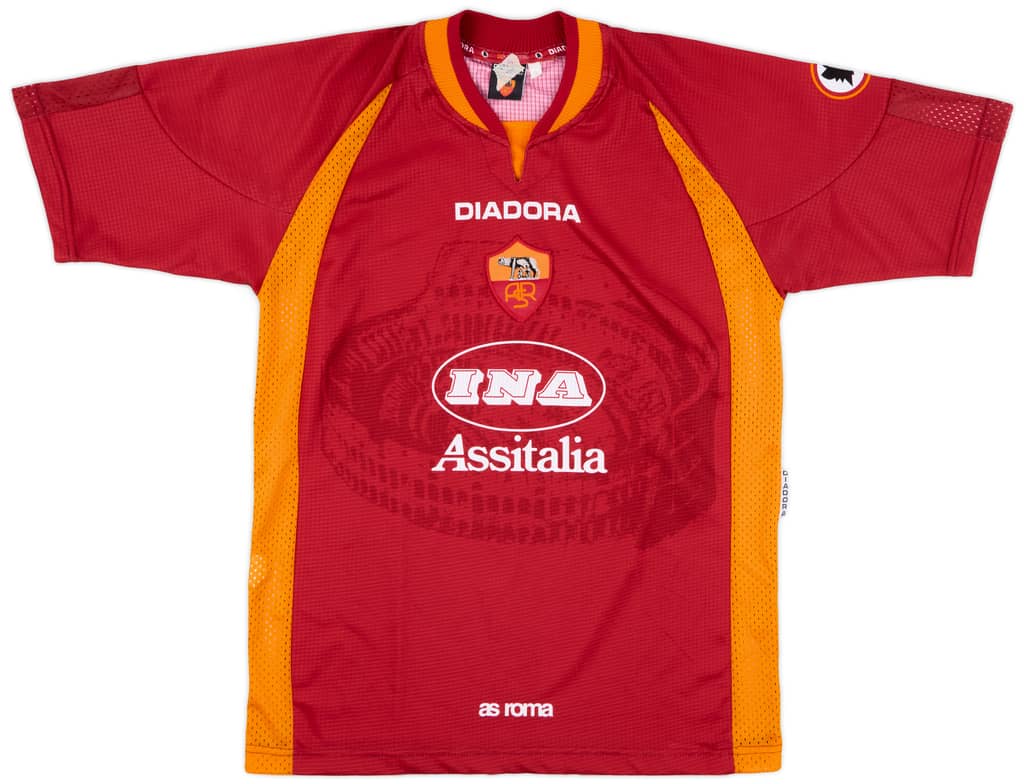 1997-98 Roma Home Shirt - 9/10 - (S)