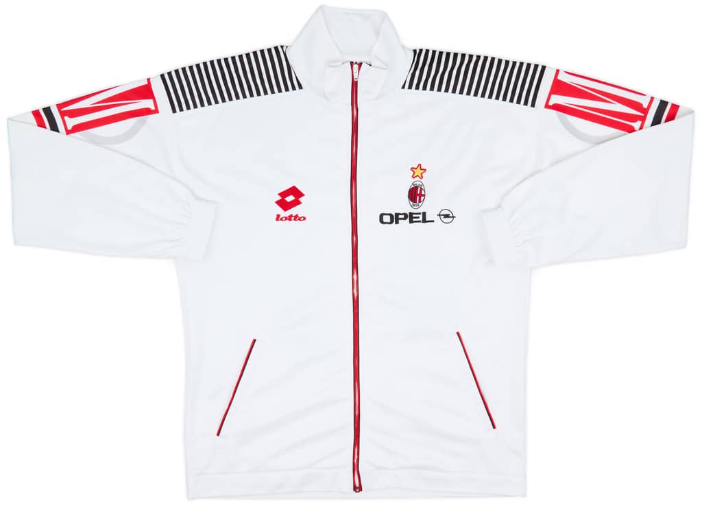 1995-96 AC Milan Lotto Track Jacket - 10/10 - (XL)