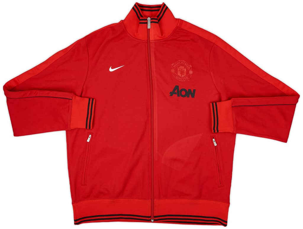 2013-14 Manchester United Nike Track Jacket - 8/10 - (XL)