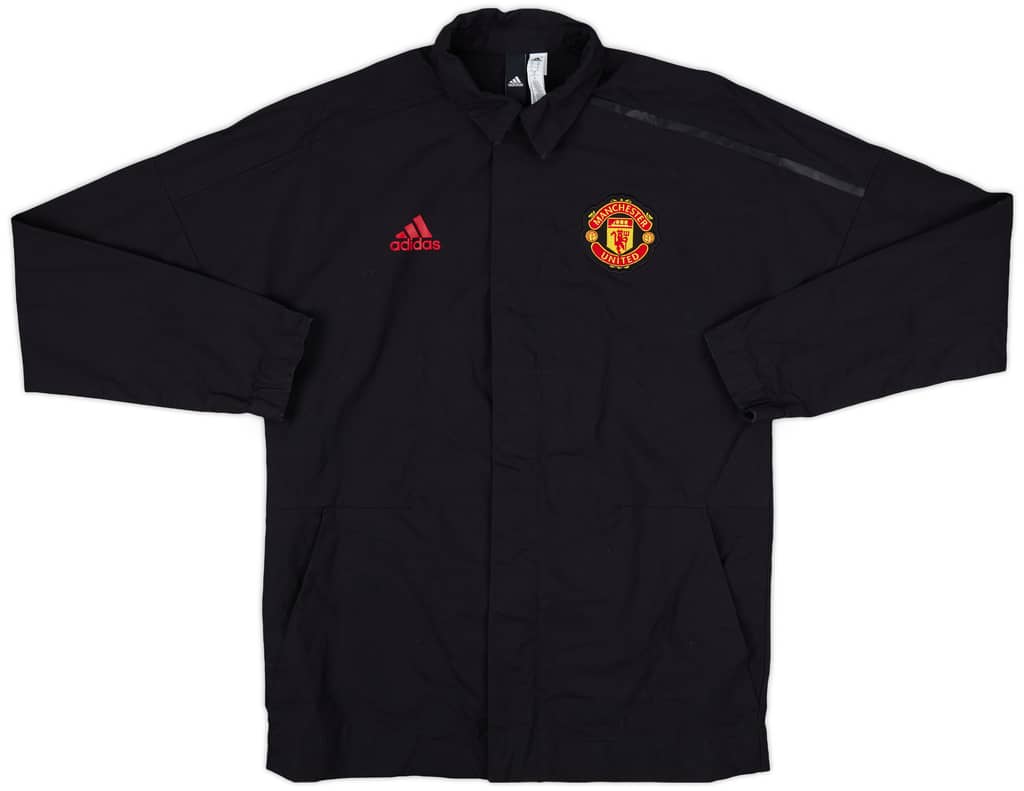 2017-18 Manchester United adidas Coach Jacket - 9/10 - (S)