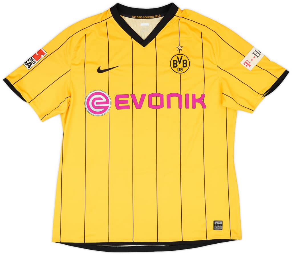 2008-09 Borussia Dortmund Match Issue Home Shirt Kullmann #39