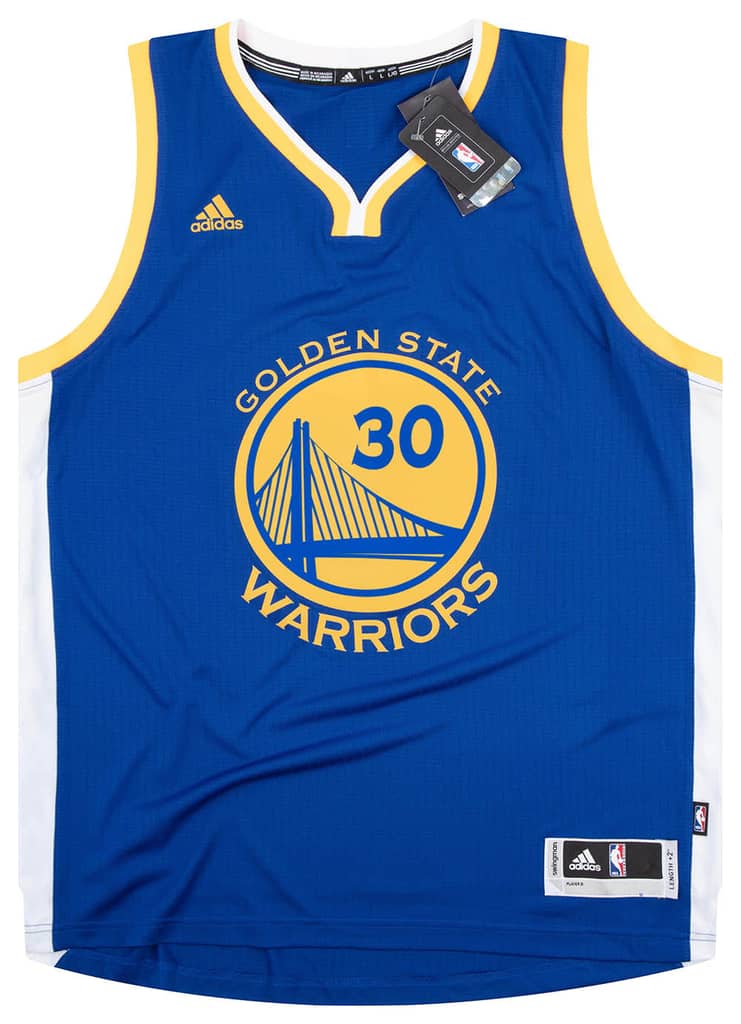 2014-17 Golden State Warriors Curry #30 adidas Swingman Jersey (Away) L - W/Tags