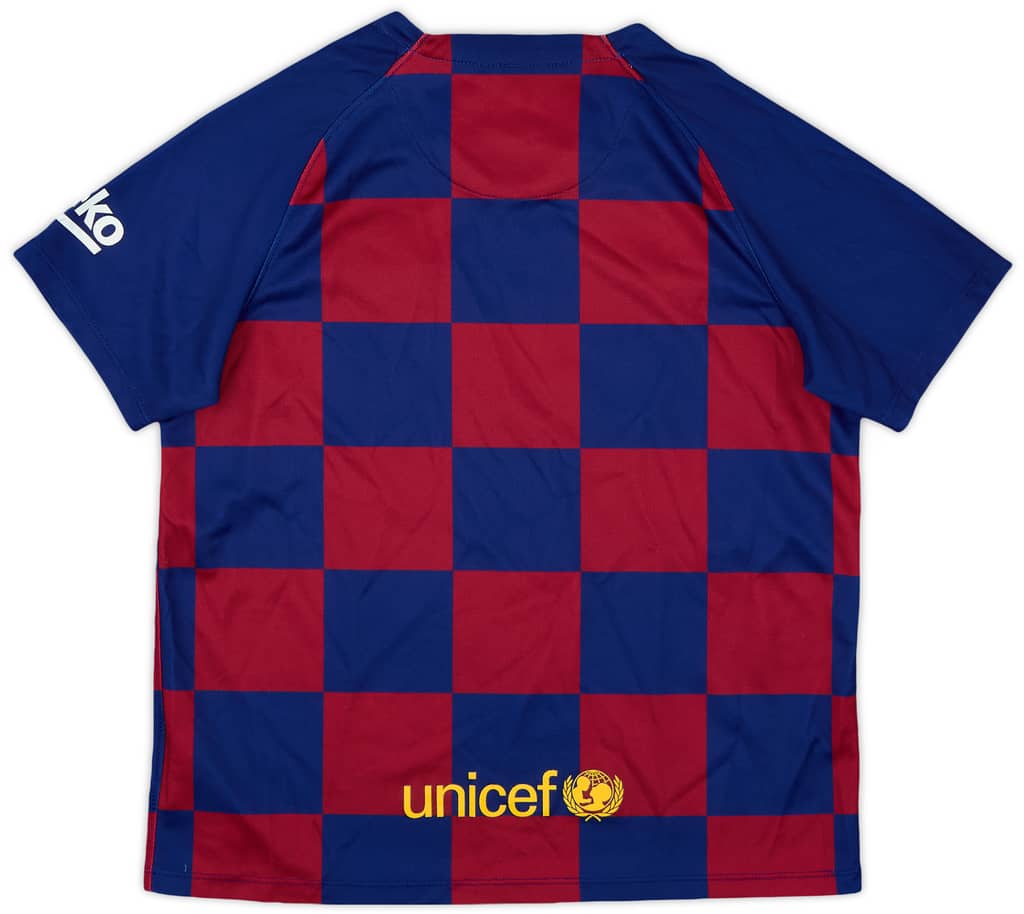 2019-20 Barcelona Home Shirt - 8/10 - (S.Boys)