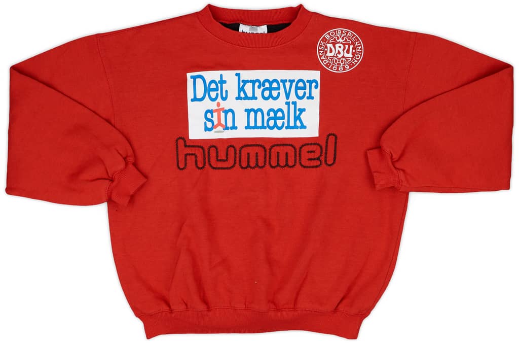 1996-98 Denmark Hummel Sweat Top - 8/10 - (M)