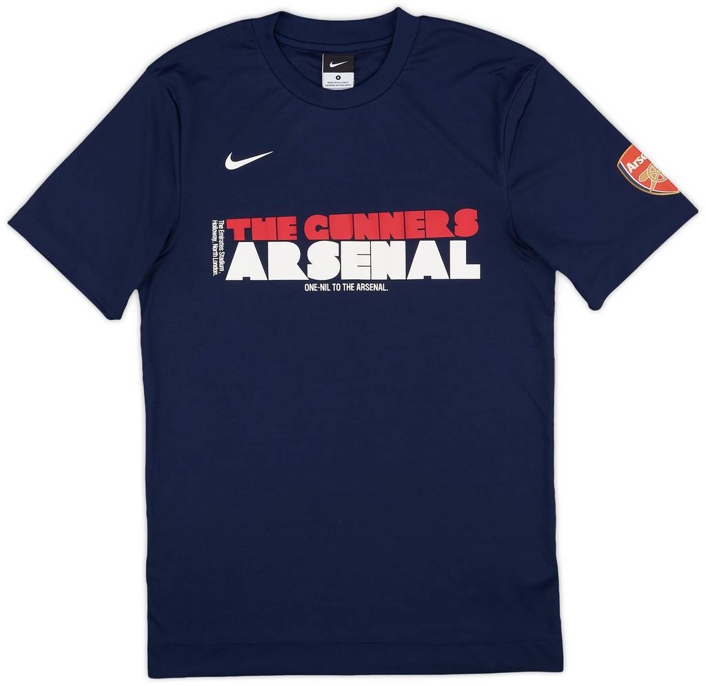 2010-11 Arsenal 'The Gunners' Nike Training Shirt - 9/10 - (S)