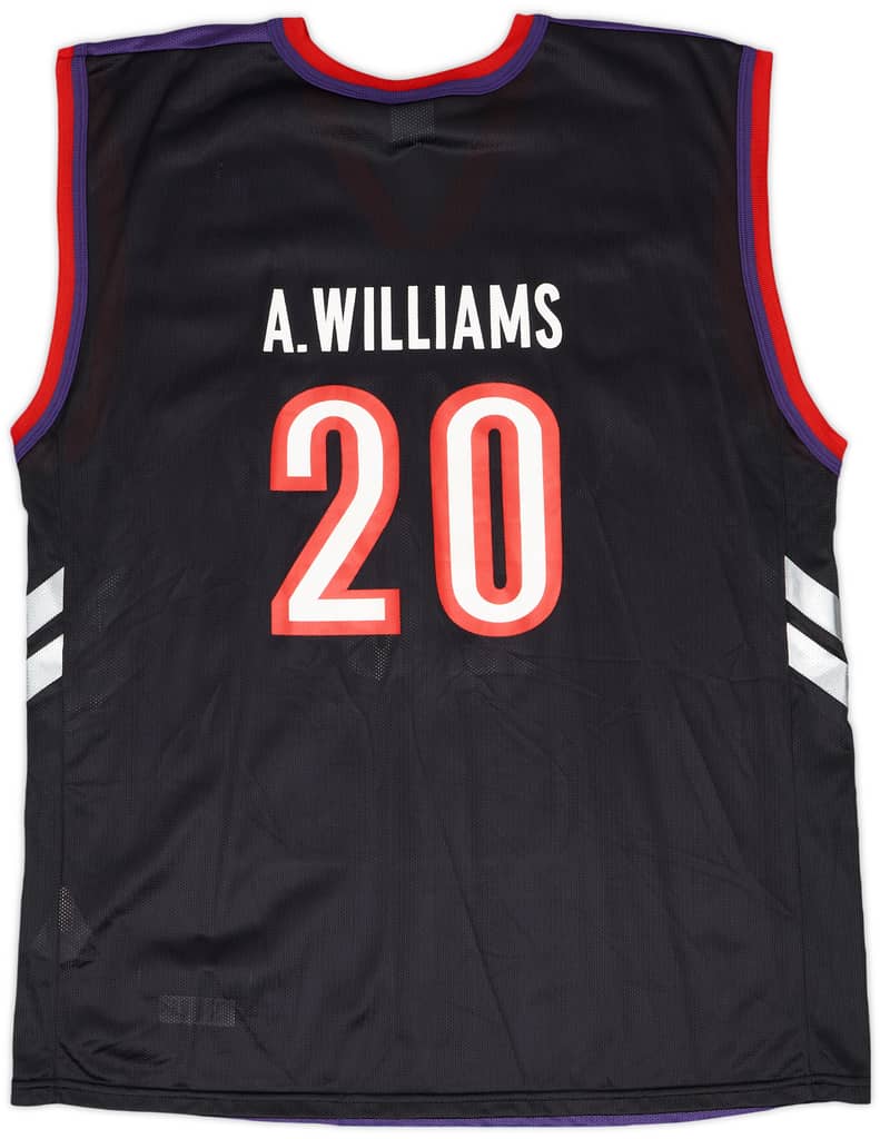 1999-02 Toronto Raptors A. Williams #20 Champion Away Jersey - 9/10 - (M)