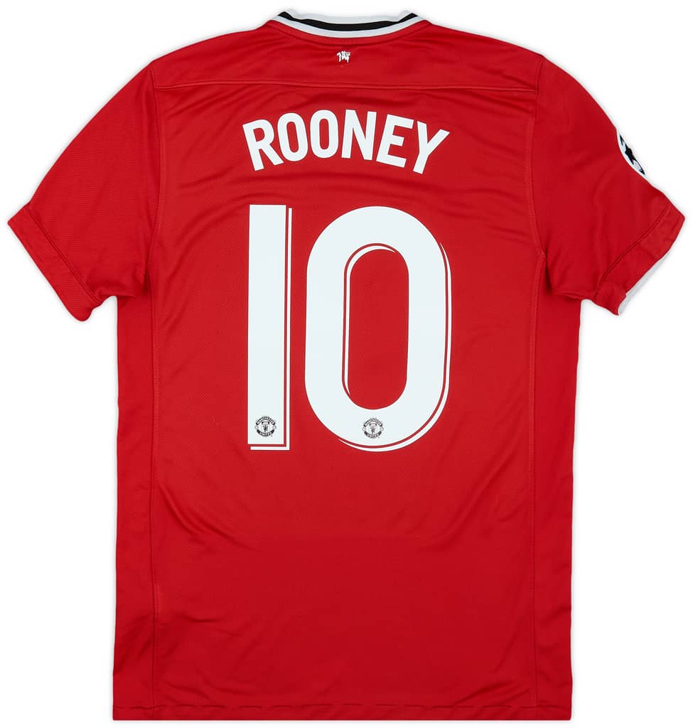 2011-12 Manchester United Home Shirt Rooney #10 - 5/10 - (M)