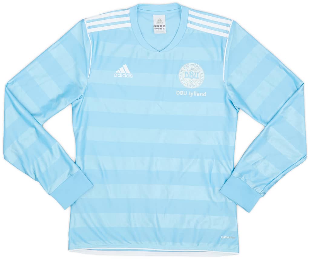 2010-11 Denmark DBU Jylland adidas Training L/S Shirt - 7/10 - (S)