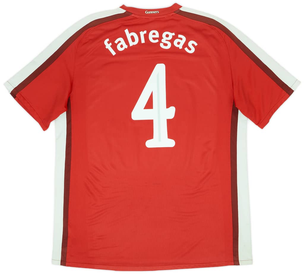 2008-10 Arsenal Home Shirt Fabregas #4 - 5/10 - (XL)