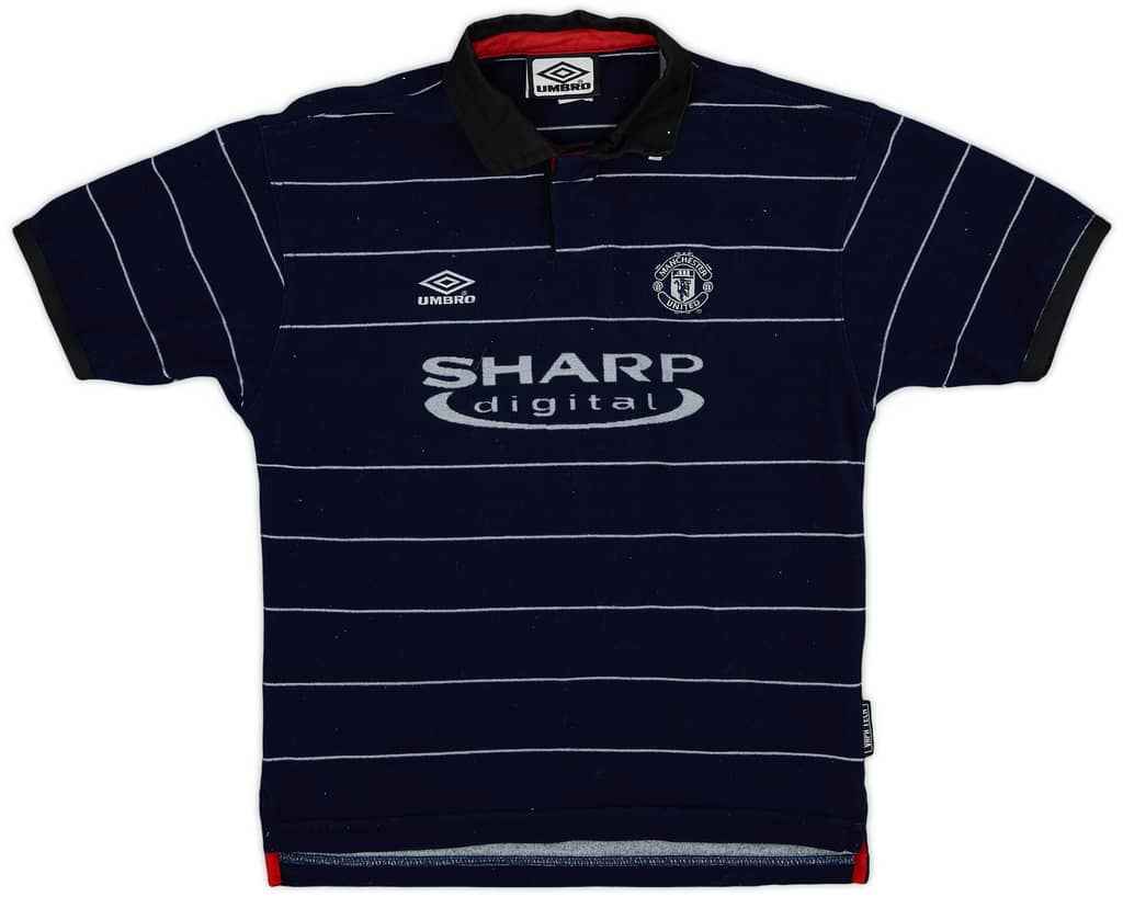1999-00 Manchester United Away Shirt - 8/10 - (M.Boys)