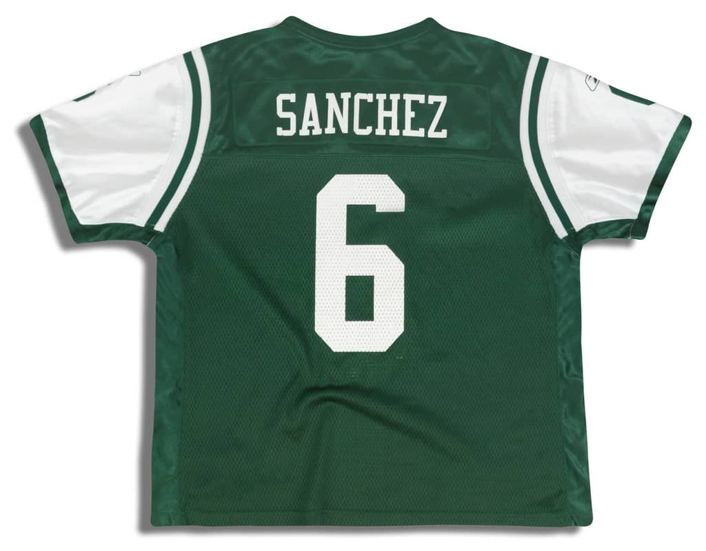 2009-11 New York Jets Sanchez #6 Reebok On Field Jersey (Home) Womens (XL)