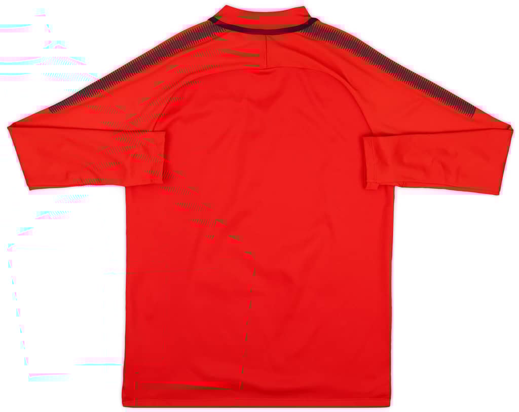 2017-18 Atletico Madrid Nike 1/4 Zip Training Top (L)