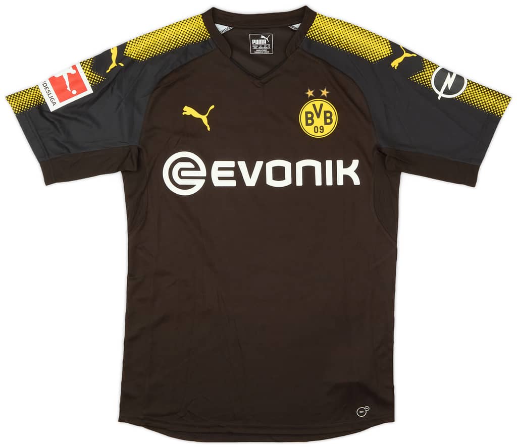2017-18 Borussia Dortmund Away Authentic Shirt Durm #37 - 10/10 - (M)