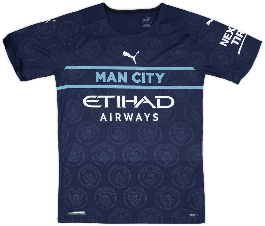 2021-22 Manchester City Match Issue FA Cup Third Shirt Mbete #79