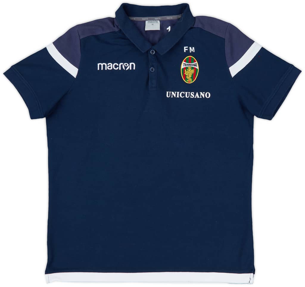 2018-19 Ternana Macron Staff Issue Polo Shirt - 8/10 - (XL)