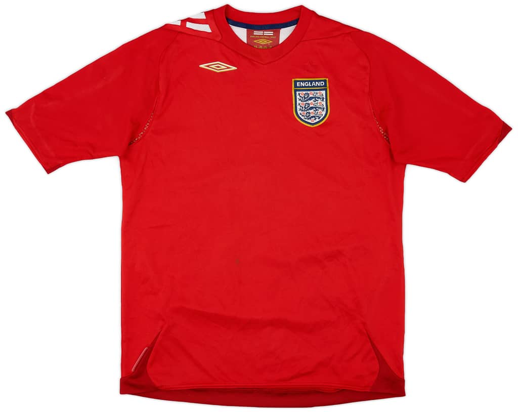 2006-08 England Away Shirt - 5/10 - (XL.Boys)