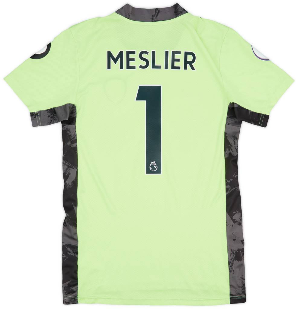 2020-21 Leeds United GK S/S Shirt Meslier #1 - 8/10 - (S)