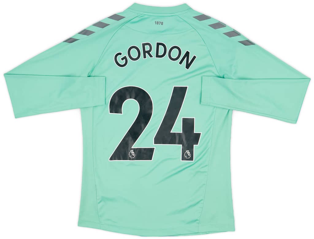 2020-21 Everton L/S Third Shirt Gordon #24 - 9/10 - (S)