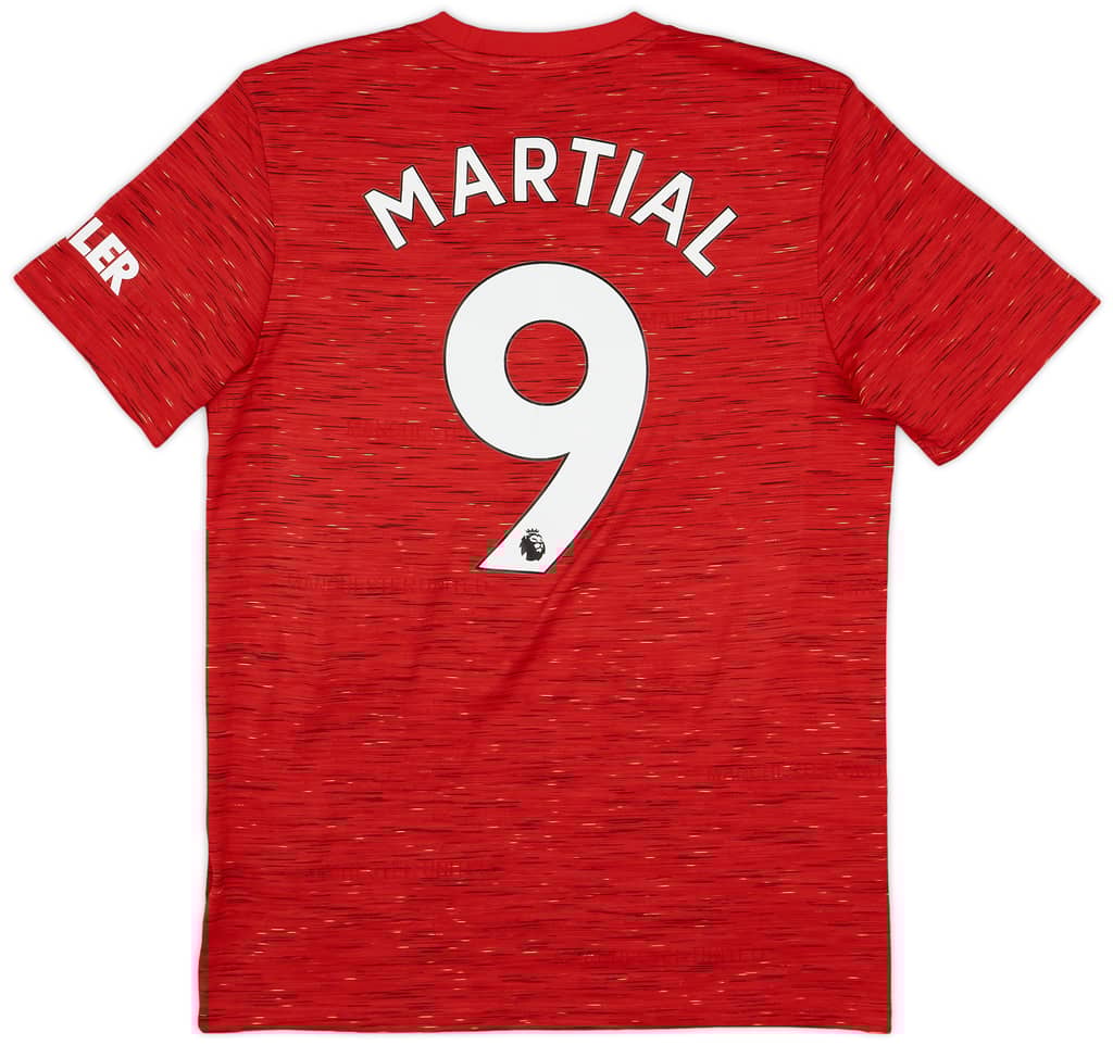 2020-21 Manchester United Home Shirt Martial #9 - 9/10 - (M)