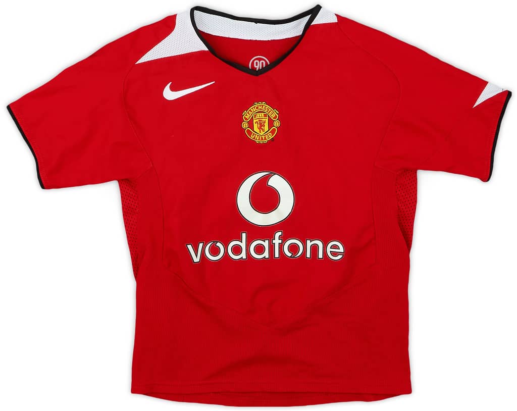 2004-06 Manchester United Home Shirt - 6/10 - (5-6 Years)