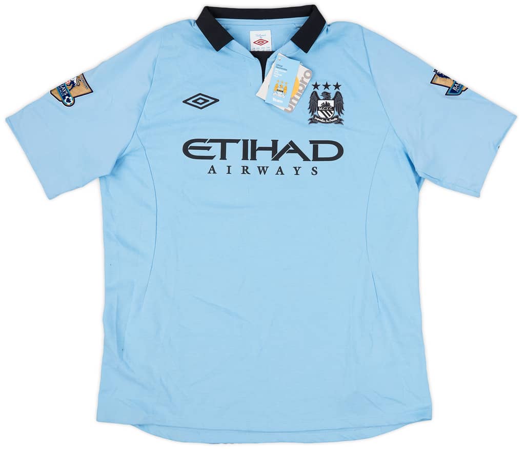 2012-13 Manchester City Home Shirt Silva #21 (XL)