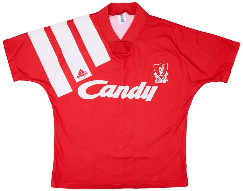 1991-92 Liverpool Home Shirt - 8/10 - (M/L)