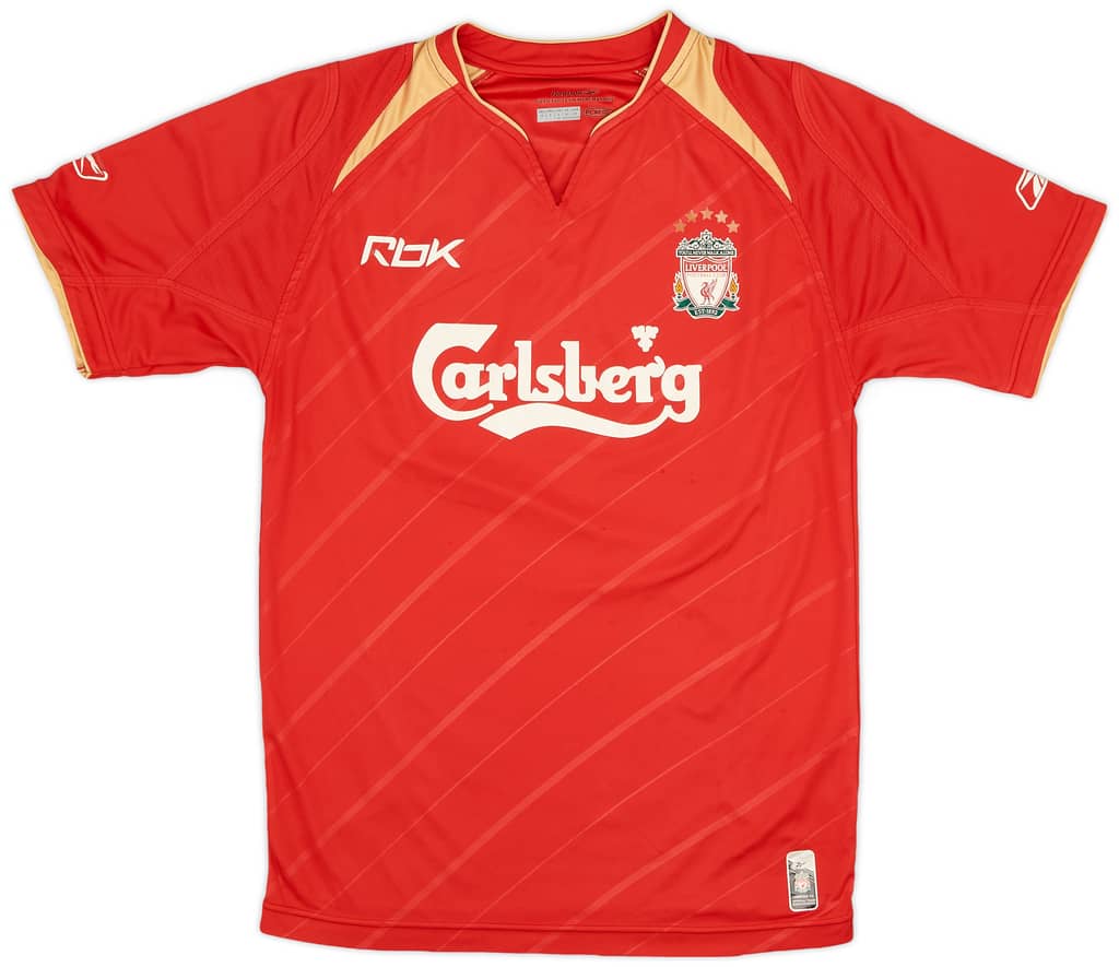 2005-06 Liverpool CL Home Shirt - 6/10 - (XS)