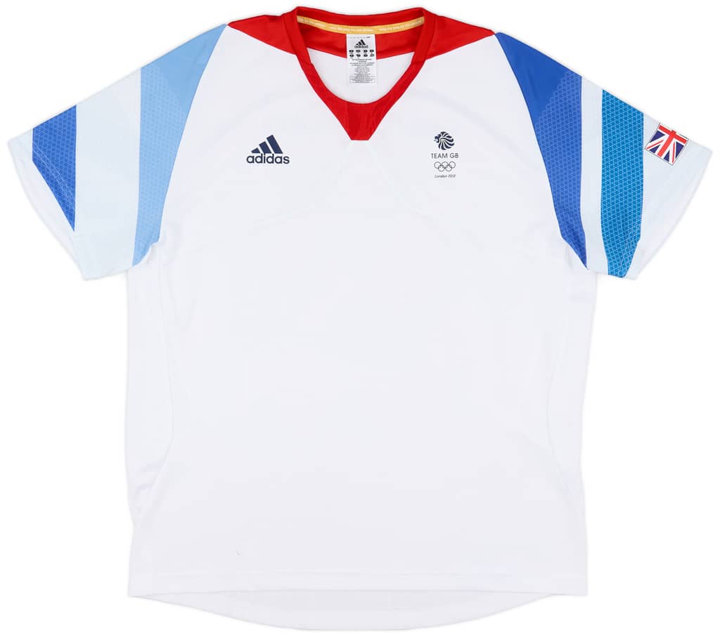 2012 Team GB Olympic adidas Training Shirt - 7/10 - (L)