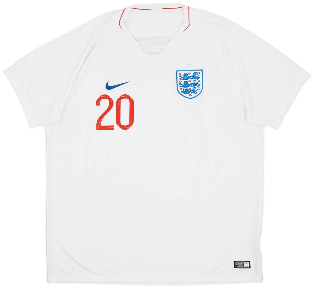 2018-19 England Home Shirt Dele #20 - 7/10 - (XXL)