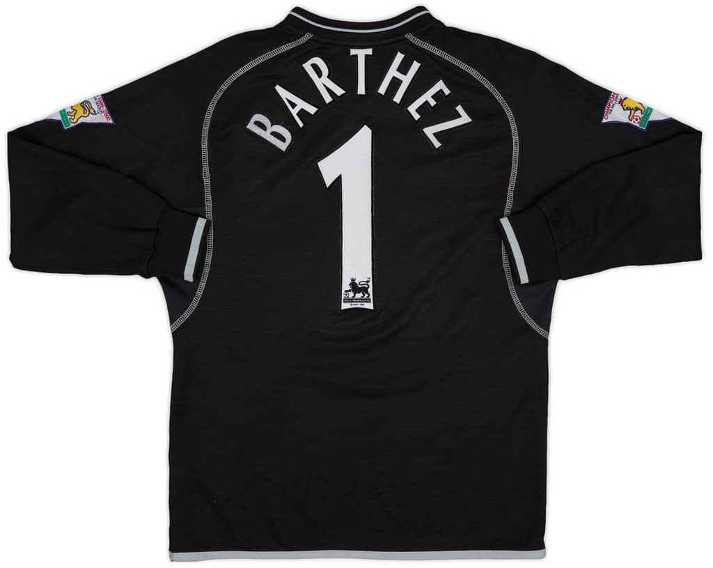 2000-02 Manchester United GK Shirt Barthez #1 - 8/10 - (L.Boys)