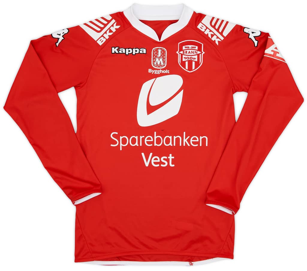 2008 Brann Centenary Home L/S Shirt - 5/10 - (XS)
