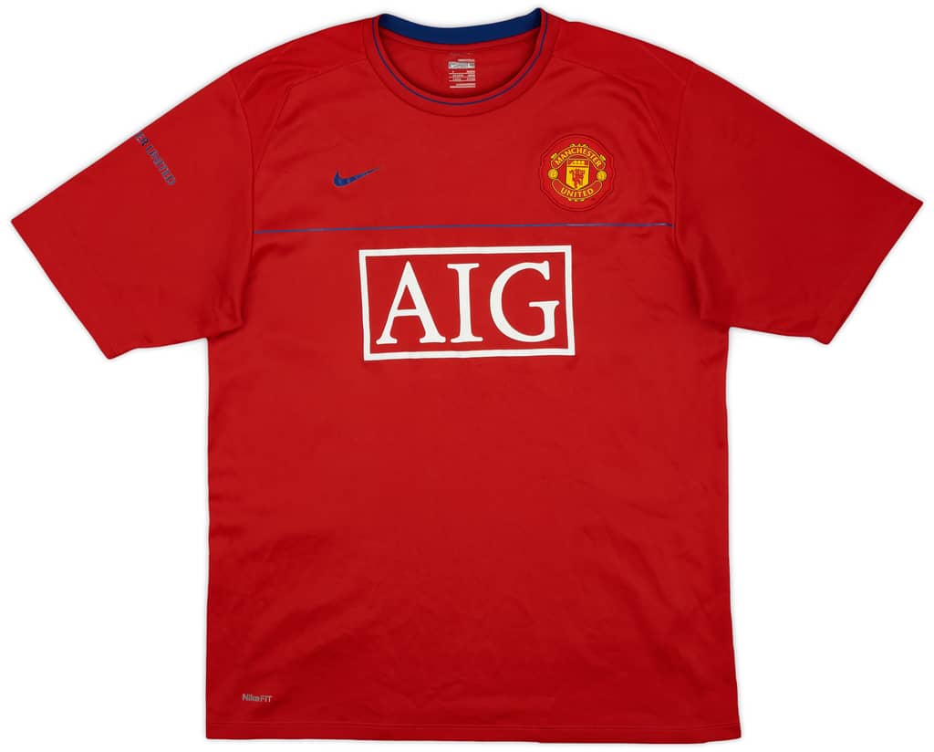 2008-09 Manchester United Nike Training Shirt - 8/10 - (L)