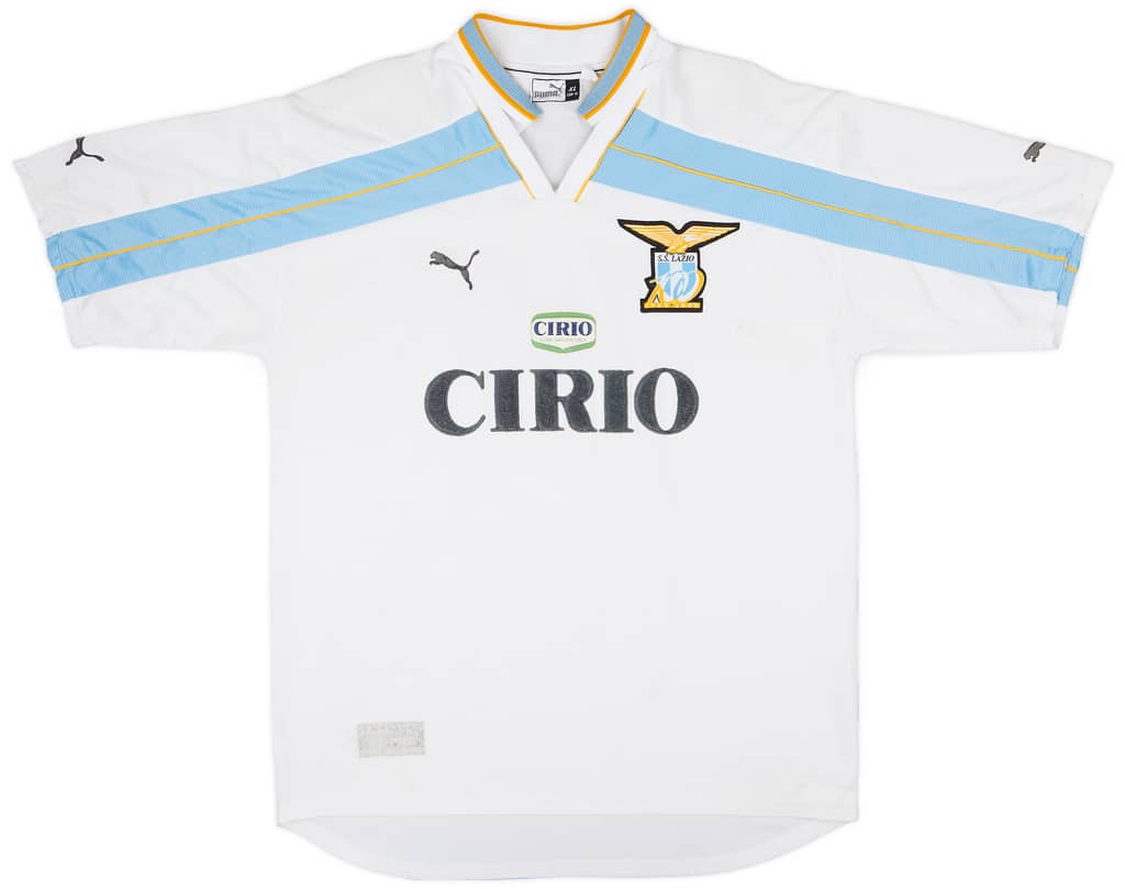 1999-00 Lazio Centenary Home Shirt Simeone #14 - 5/10 - (XL)