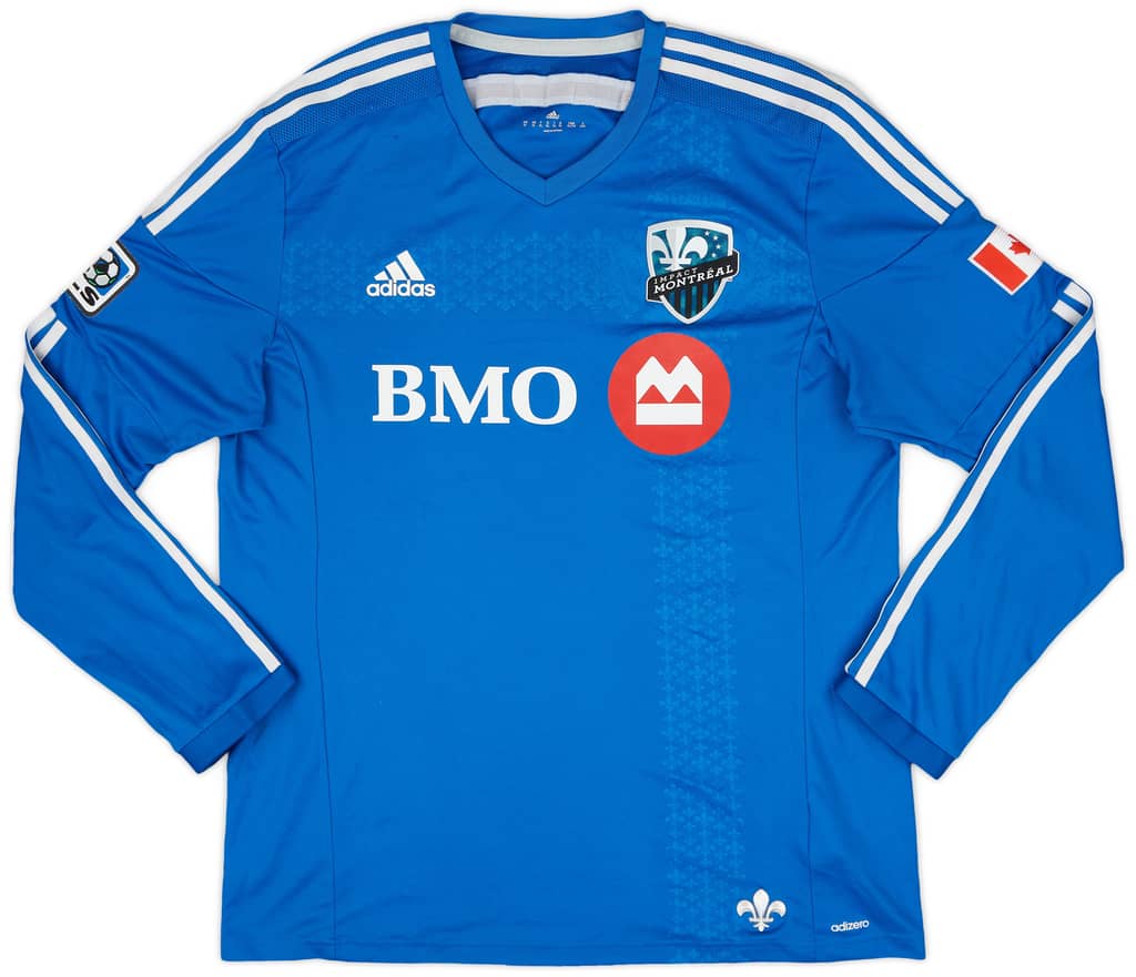 2013-14 Montreal Impact Authentic Home L/S Shirt - 9/10 - (XL)