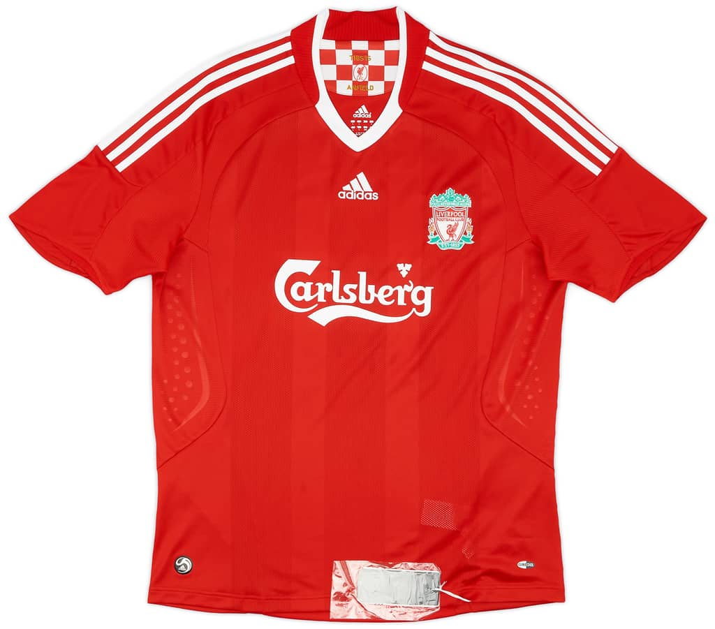 2008-09 Liverpool Home Shirt Alonso #14
