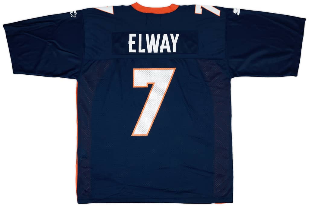 1997-98 Denver Broncos Elway #7 Starter Home Jersey - 9/10 - (XL)