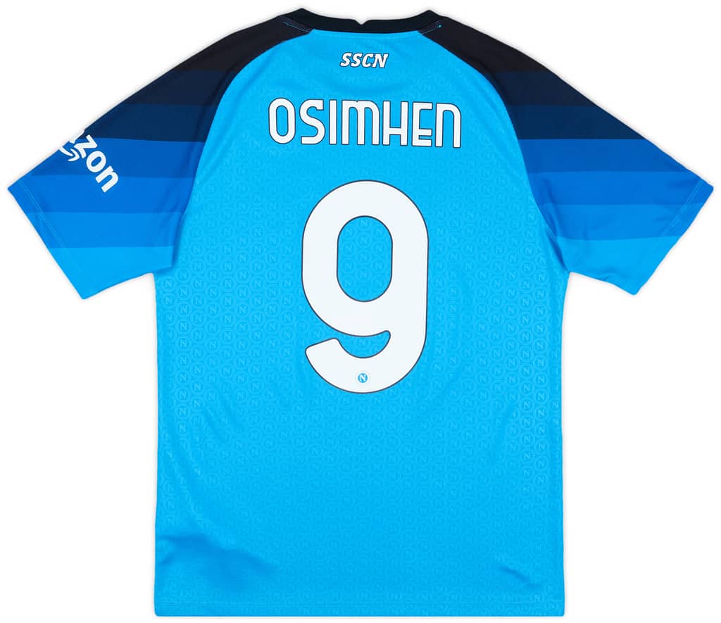 2022-23 Napoli Authentic Home Shirt Osimhen #9