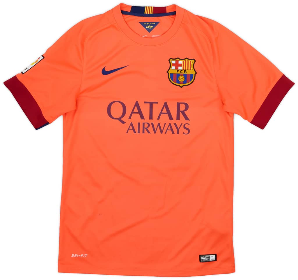 2014-15 Barcelona Away Shirt Messi #10 - 6/10 - (S)