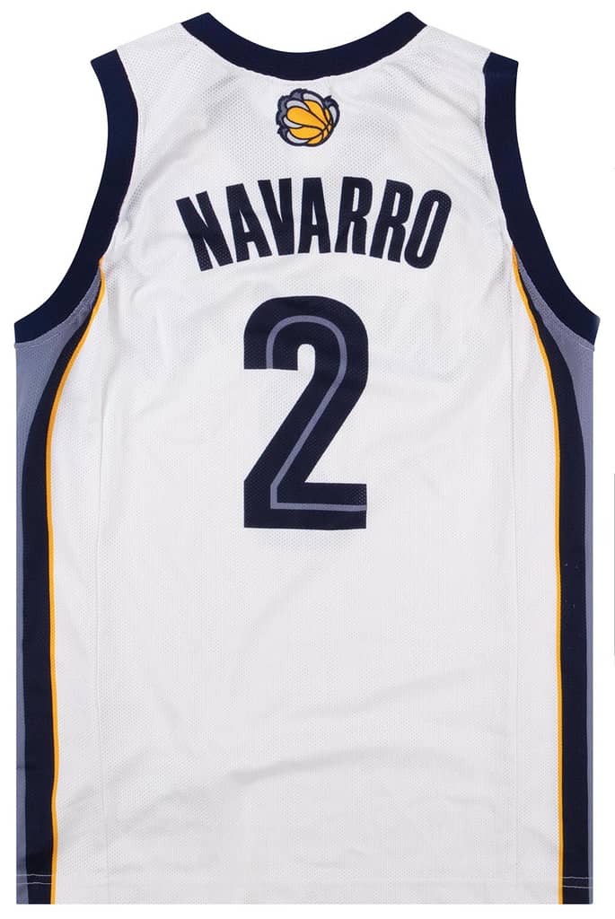 2007-08 Memphis Grizzlies Navarro #2 Champion Jersey (Home) S