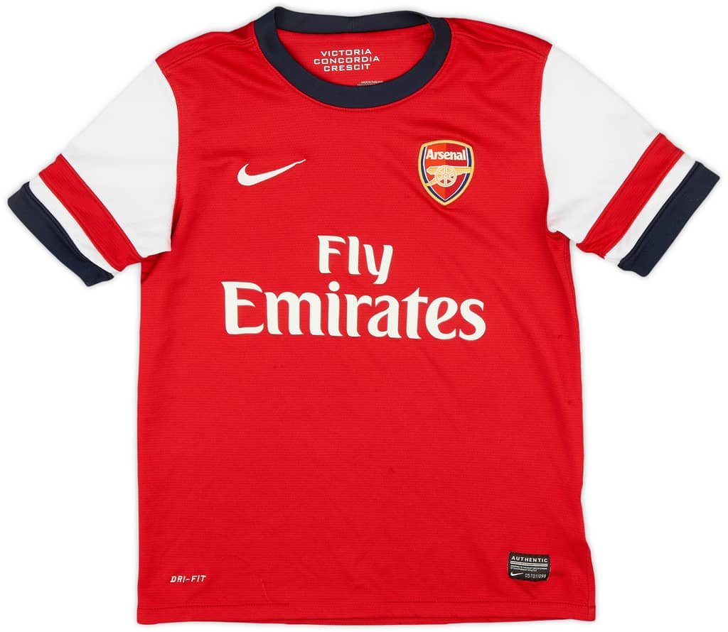 2012-14 Arsenal Home Shirt - 6/10 - (M.Boys)