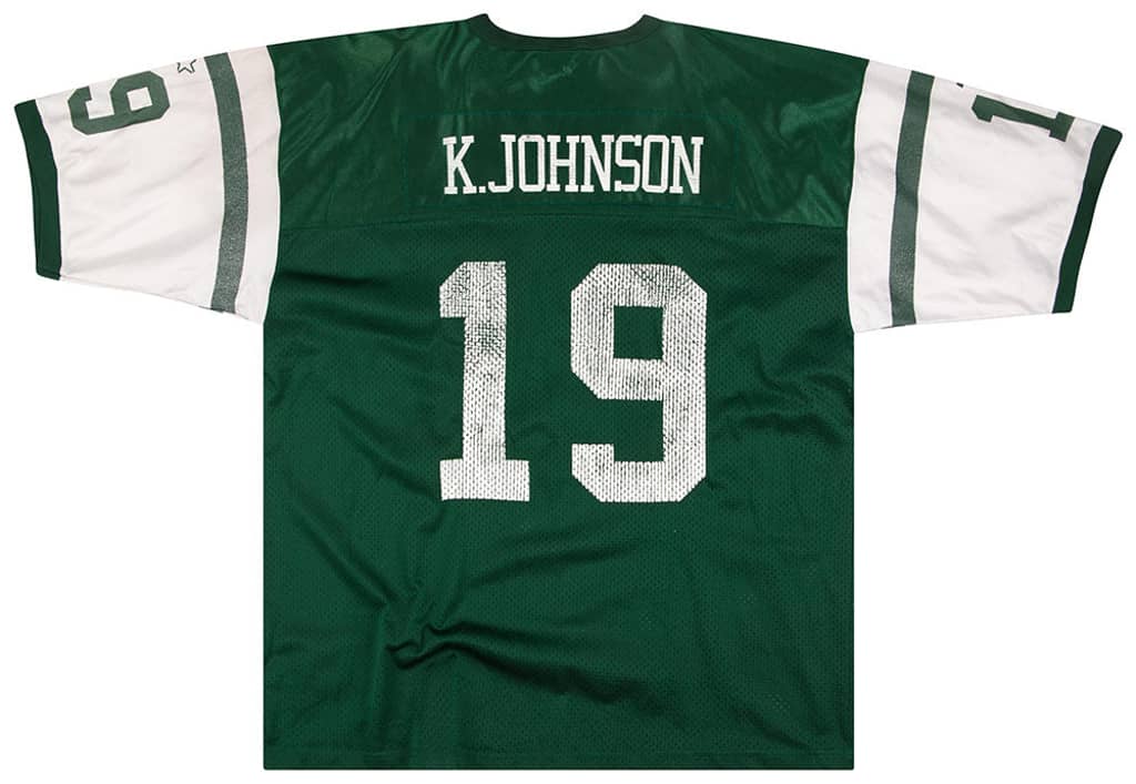 1998-99 New York Jets K. Johnson #19 Starter Jersey (Home) XXL